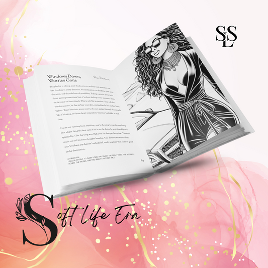 Soft Life Era: 30 Days of Affirmations & Coloring Journal