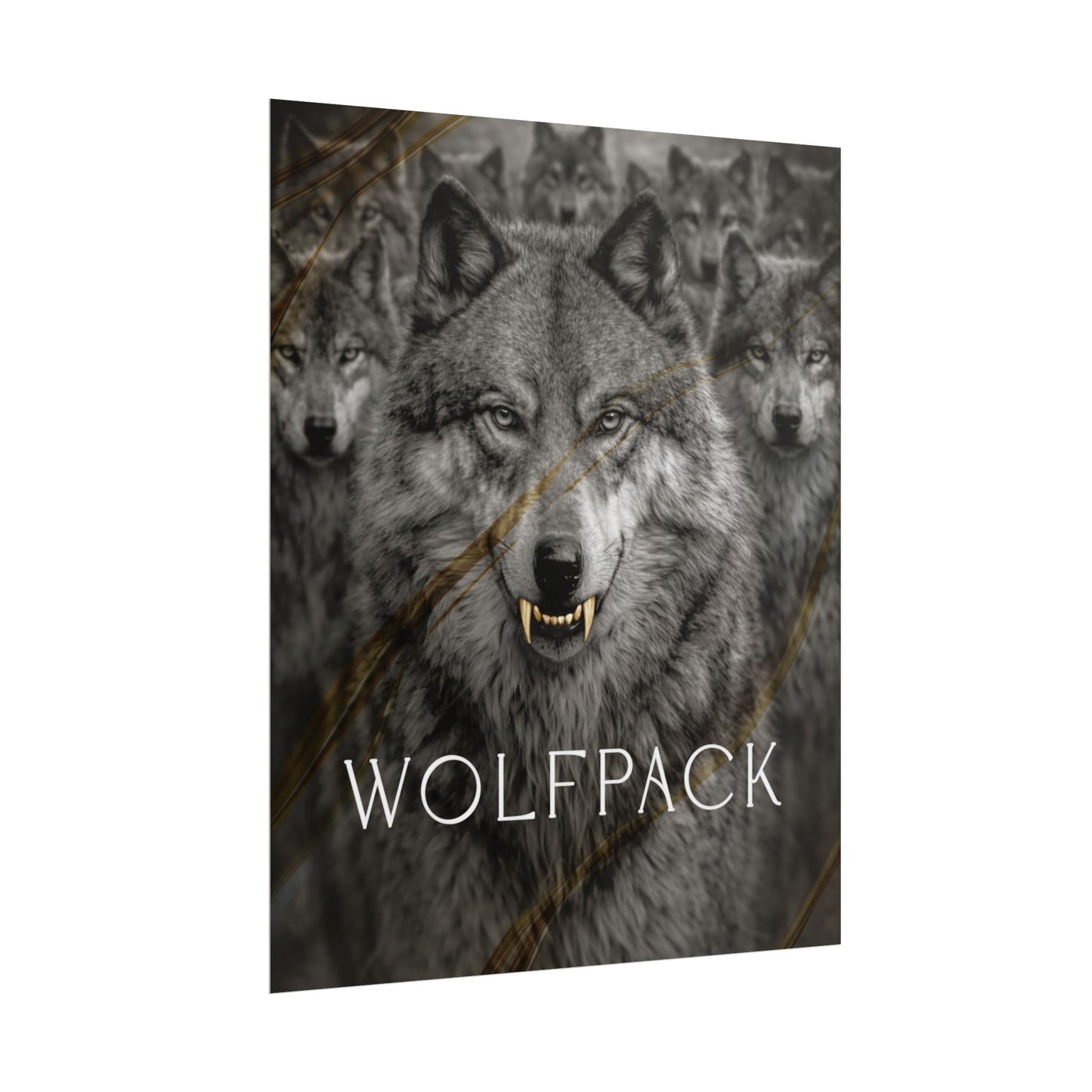 "WolfPack - The Legacy of Fangs" Art Piece (Print Size: 16x20)