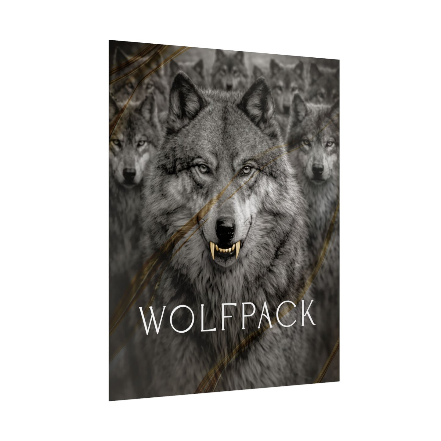 "WolfPack - The Legacy of Fangs" Art Piece (Print Size: 16x20)