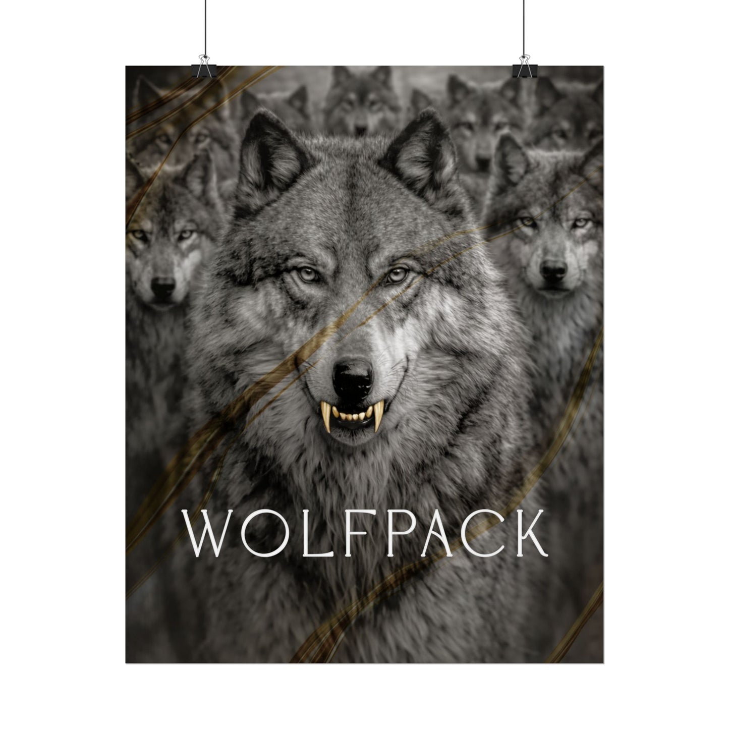 "WolfPack - The Legacy of Fangs" Art Piece (Print Size: 16x20)