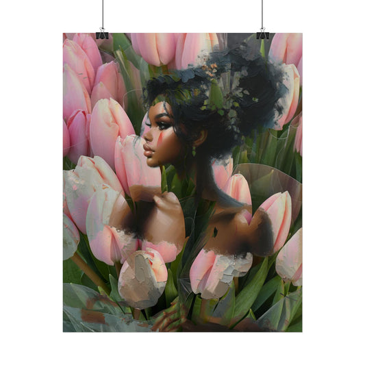 "Cocoa in Bloom" Art Piece (Print Size: 16x20)